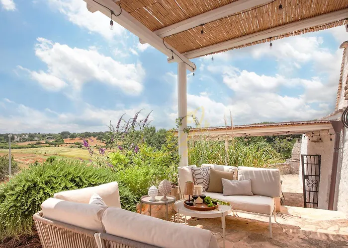 Td Trulli Altura With Pool Stunning Sunsets 别墅 马丁纳弗兰卡
